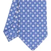E.Marinella CRAVATTA SARTORIALE CLASSICA IN SETA AZZURRO POLVERE Microfantasia fiore Online