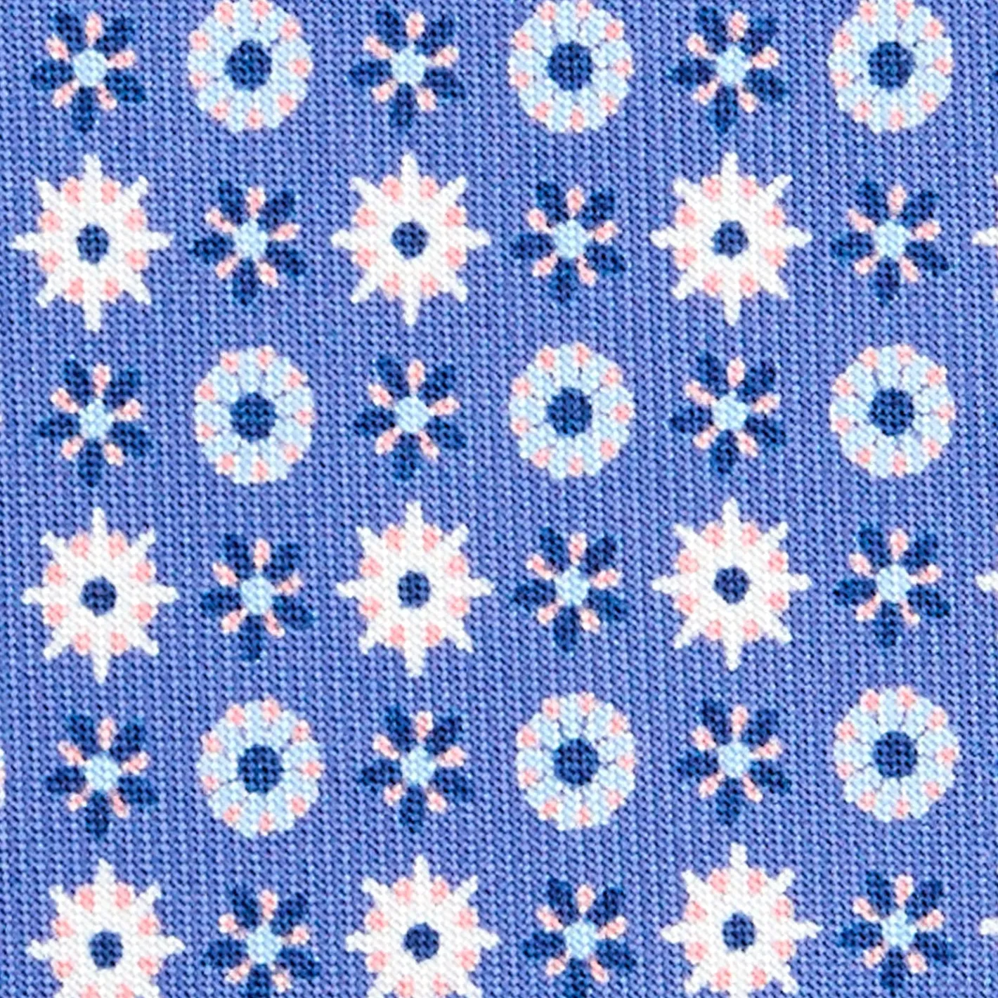E.Marinella CRAVATTA SARTORIALE CLASSICA IN SETA AZZURRO POLVERE Microfantasia fiore Online