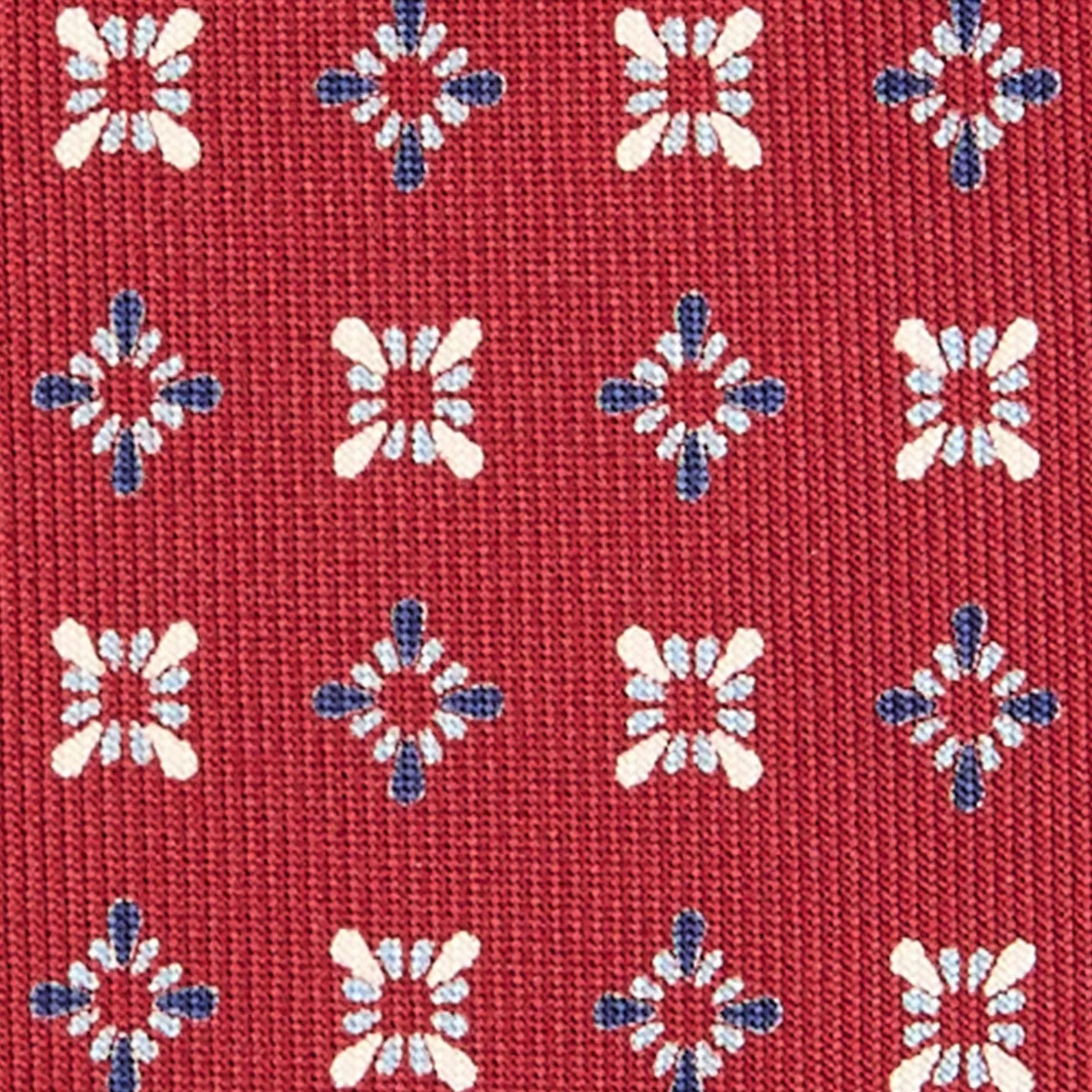 E.Marinella CRAVATTA SARTORIALE CLASSICA IN SETA BORDEAUX Microfantasia fiore Online
