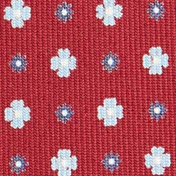 E.Marinella CRAVATTA SARTORIALE CLASSICA IN SETA BORDEAUX Microfantasia Clearance