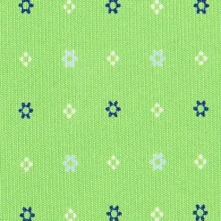 E.Marinella CRAVATTA SARTORIALE CLASSICA IN SETA VERDE CHIARO Microfantasia fiore Clearance