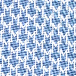 E.Marinella CRAVATTA SARTORIALE CLASSICA IN SETA BLU Microfantasia m geometrica New