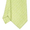 E.Marinella CRAVATTA SARTORIALE EXTRA LONG IN SETA VERDE CHIARO Microfantasia fiore Online