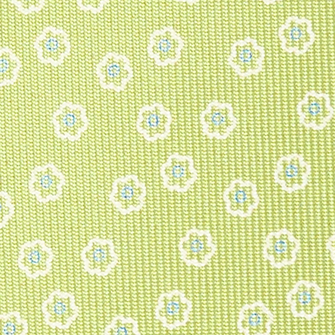 E.Marinella CRAVATTA SARTORIALE EXTRA LONG IN SETA VERDE CHIARO Microfantasia fiore Online