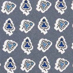 E.Marinella CRAVATTA SARTORIALE EXTRA LONG IN SETA GRIGIO SCURO Collezione heritage Outlet