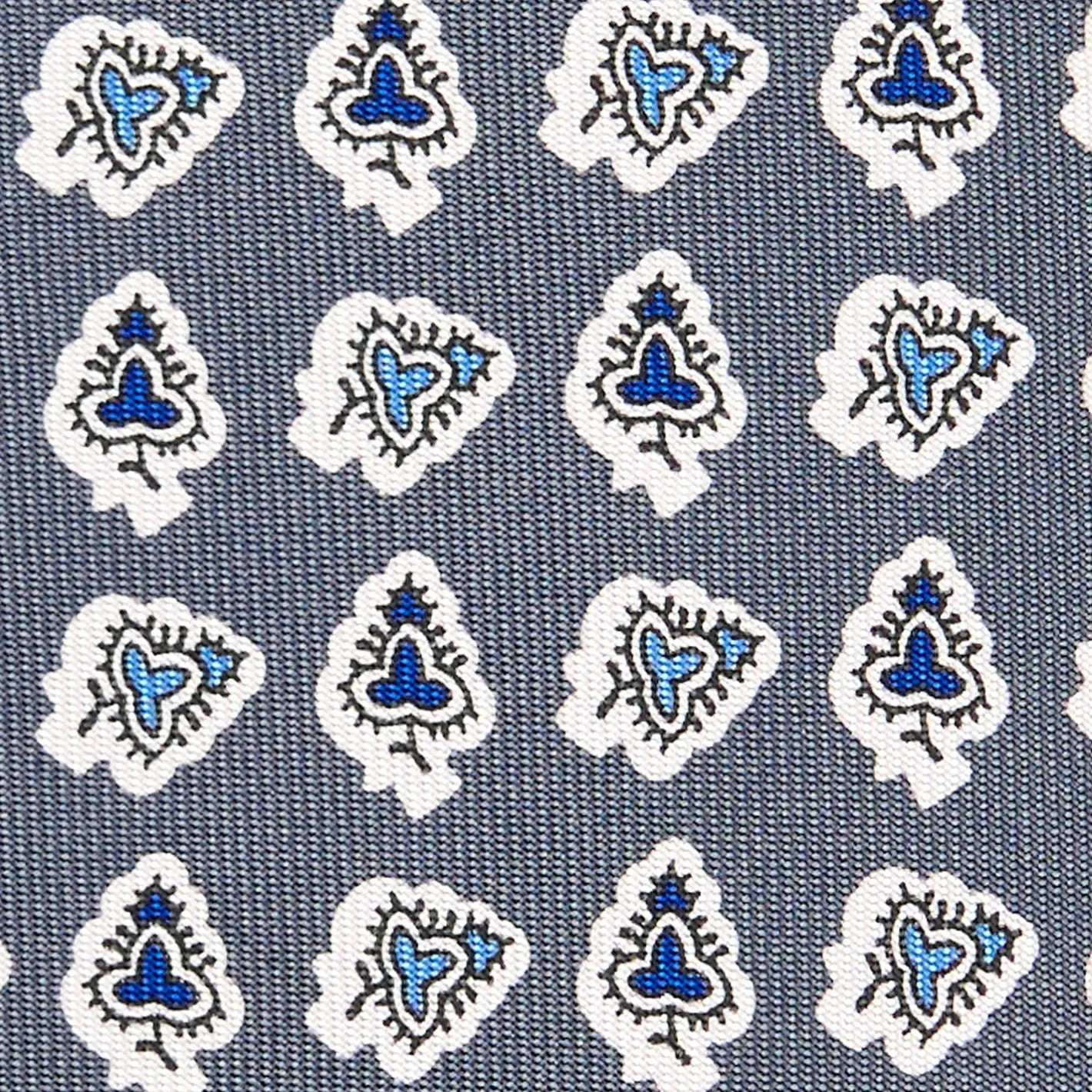 E.Marinella CRAVATTA SARTORIALE EXTRA LONG IN SETA GRIGIO SCURO Collezione heritage Outlet