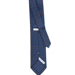 E.Marinella CRAVATTA SARTORIALE EXTRA LONG IN SETA MARRONE SCURO Collezione heritage Clearance