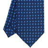 E.Marinella CRAVATTA SARTORIALE EXTRA LONG IN SETA BLU SCURO Collezione heritage Outlet