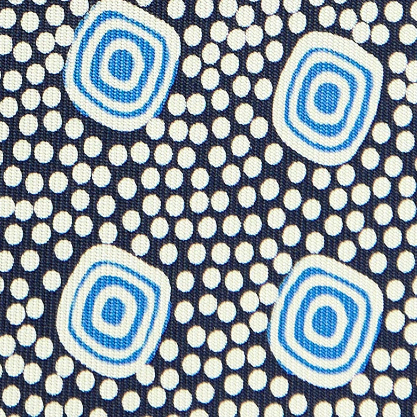 E.Marinella CRAVATTA SARTORIALE EXTRA LONG IN SETA BLU SCURO Collezione heritage