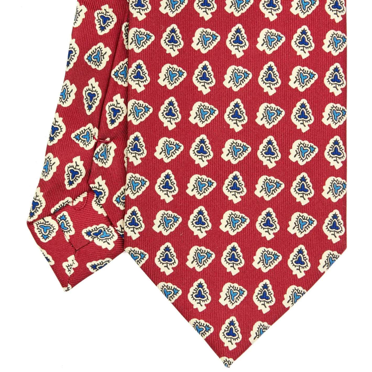 E.Marinella CRAVATTA SARTORIALE EXTRA LONG IN SETA BORDEAUX Collezione heritage Clearance
