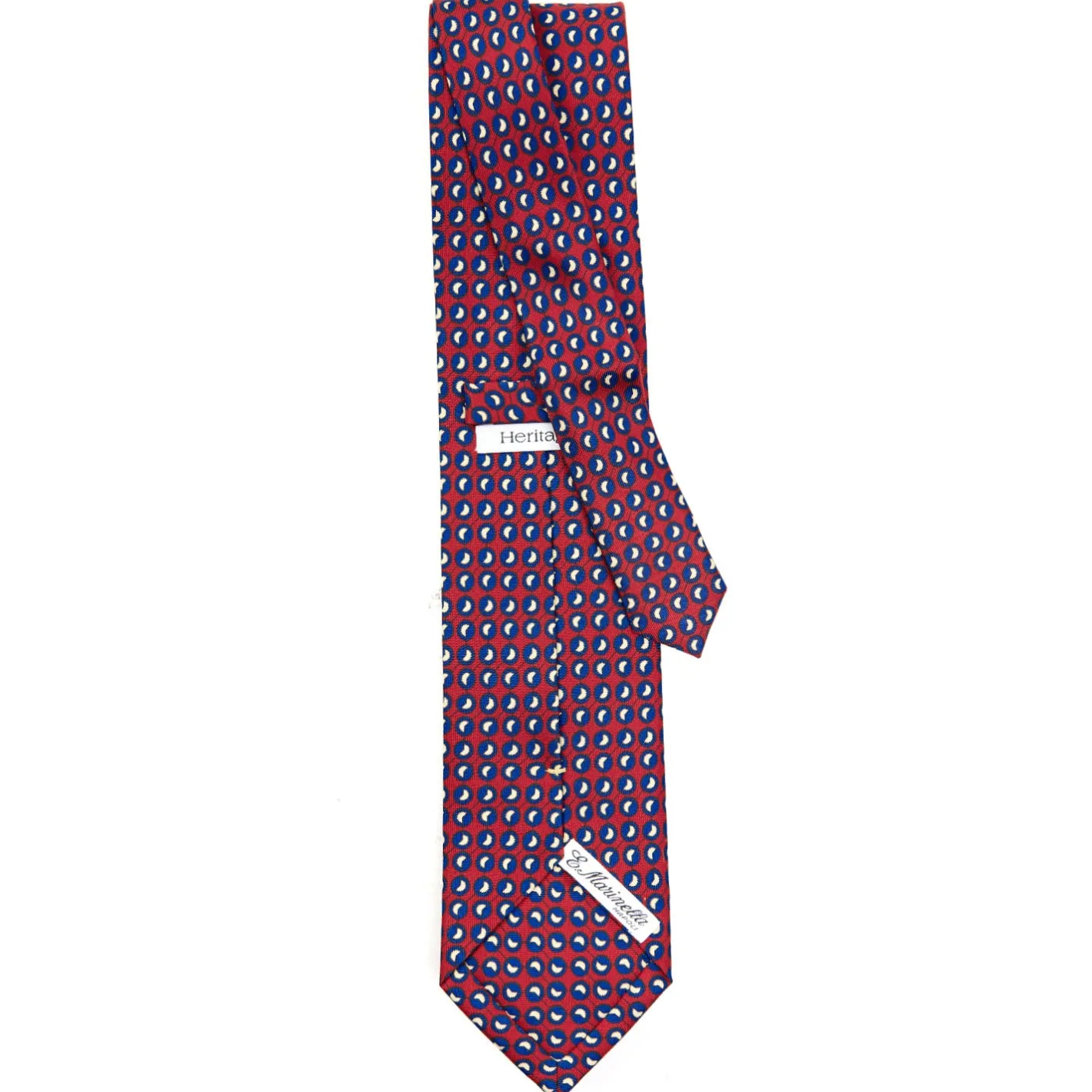 E.Marinella CRAVATTA SARTORIALE EXTRA LONG IN SETA BORDEAUX Collezione heritage Discount
