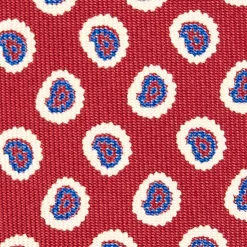 E.Marinella CRAVATTA SARTORIALE EXTRA LONG IN SETA BORDEAUX Collezione heritage Online