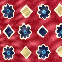 E.Marinella CRAVATTA SARTORIALE EXTRA LONG IN SETA BORDEAUX Collezione heritage Best