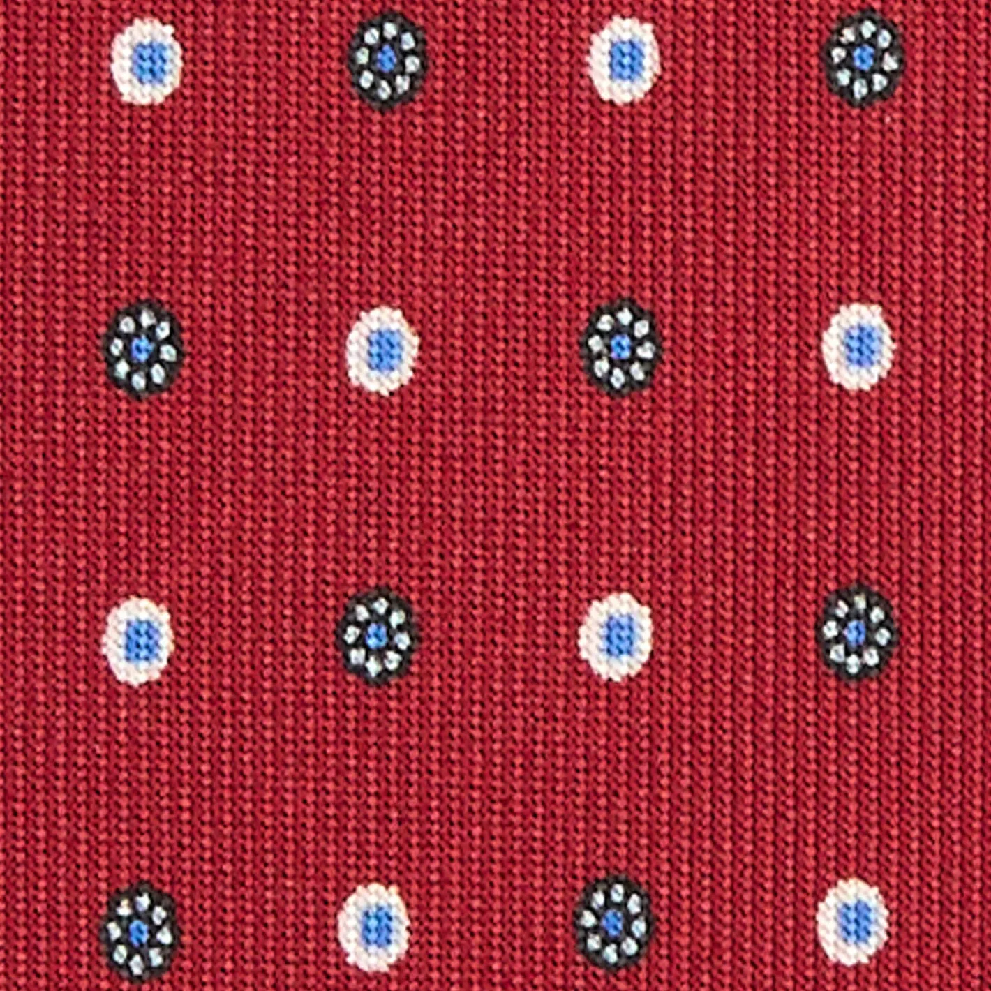 E.Marinella CRAVATTA SARTORIALE EXTRA LONG IN SETA BORDEAUX Microfantasia fiore Discount
