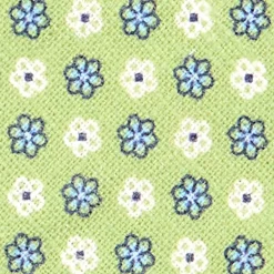 E.Marinella CRAVATTA SARTORIALE IN LINO VERDE CHIARO Microfantasia fiore Sale