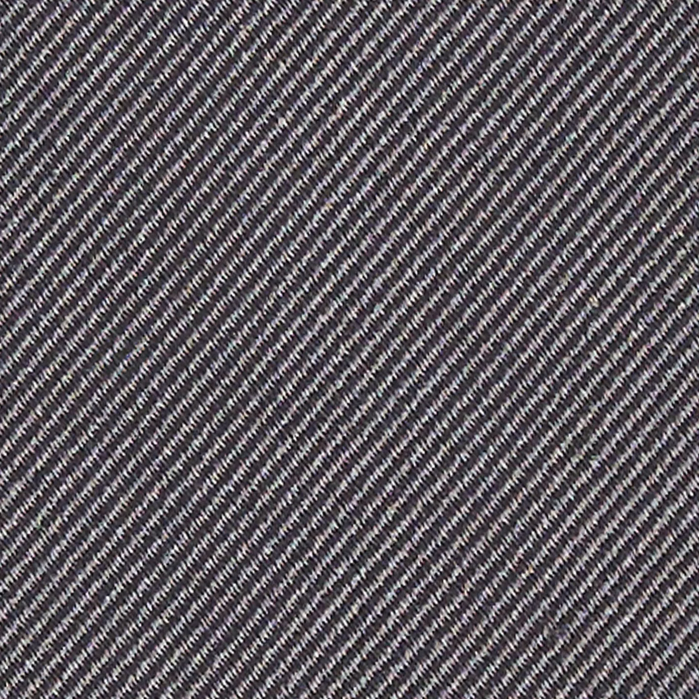 E.Marinella CRAVATTA SARTORIALE IN SETA JACQUARD GRIGIO SCURO Tinta unita New