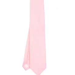 E.Marinella CRAVATTA SARTORIALE IN SETA JACQUARD ROSA Tinta unita Sale