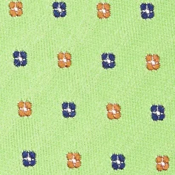 E.Marinella CRAVATTA SARTORIALE IN SETA JACQUARD VERDE CHIARO Microfantasia fiore Discount
