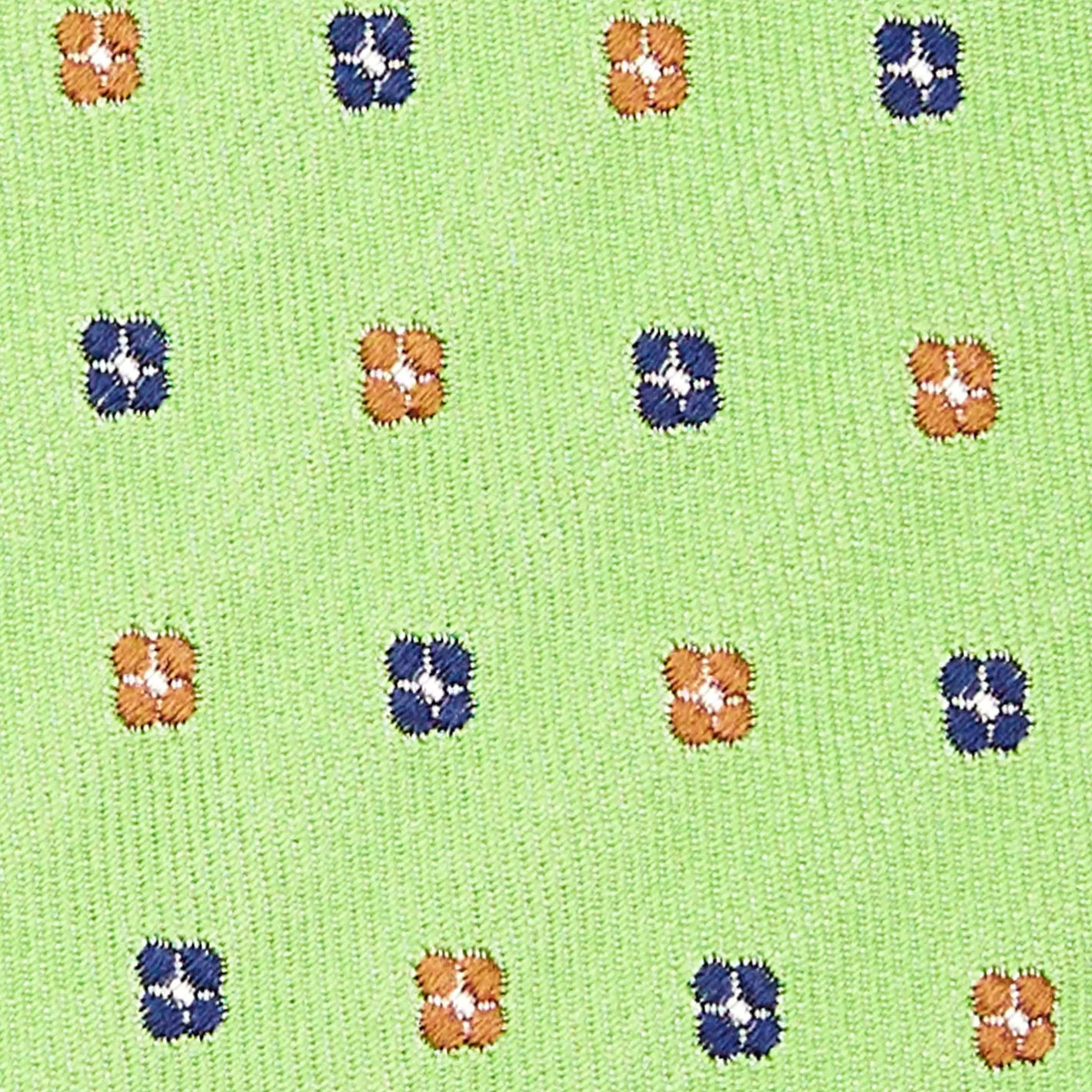 E.Marinella CRAVATTA SARTORIALE IN SETA JACQUARD VERDE CHIARO Microfantasia fiore Discount