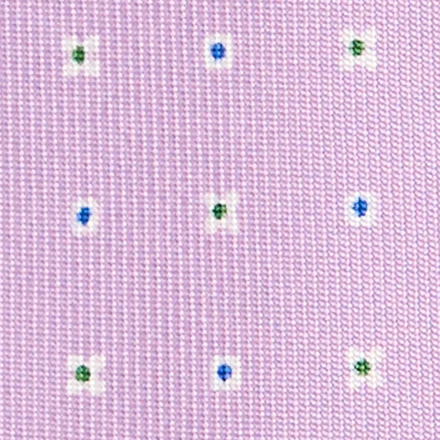 E.Marinella CRAVATTA SARTORIALE 9 PIEGHE IN SETA LILLA Microfantasia fiore Clearance