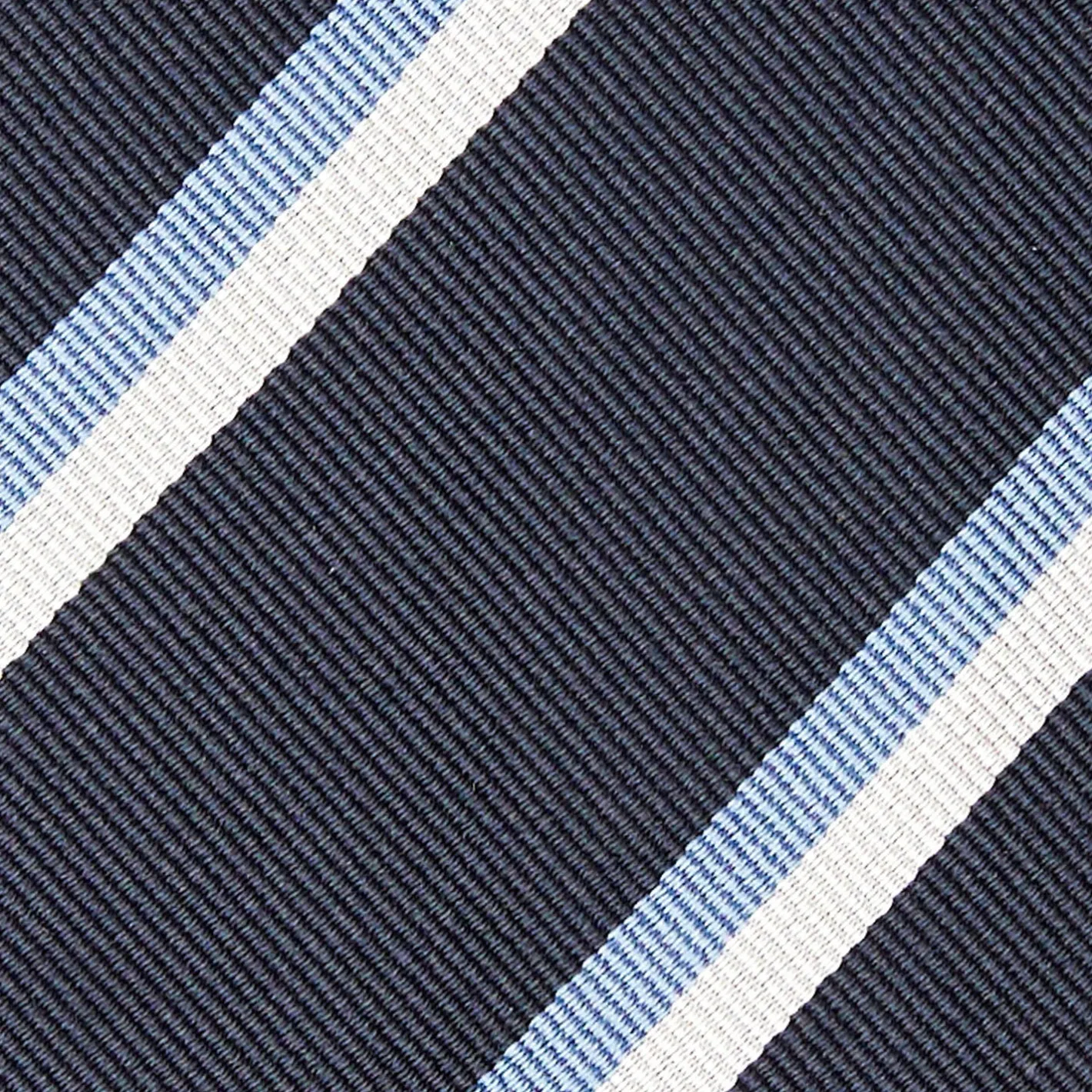 E.Marinella CRAVATTA SARTORIALE RIGATA In seta blu scuro Online