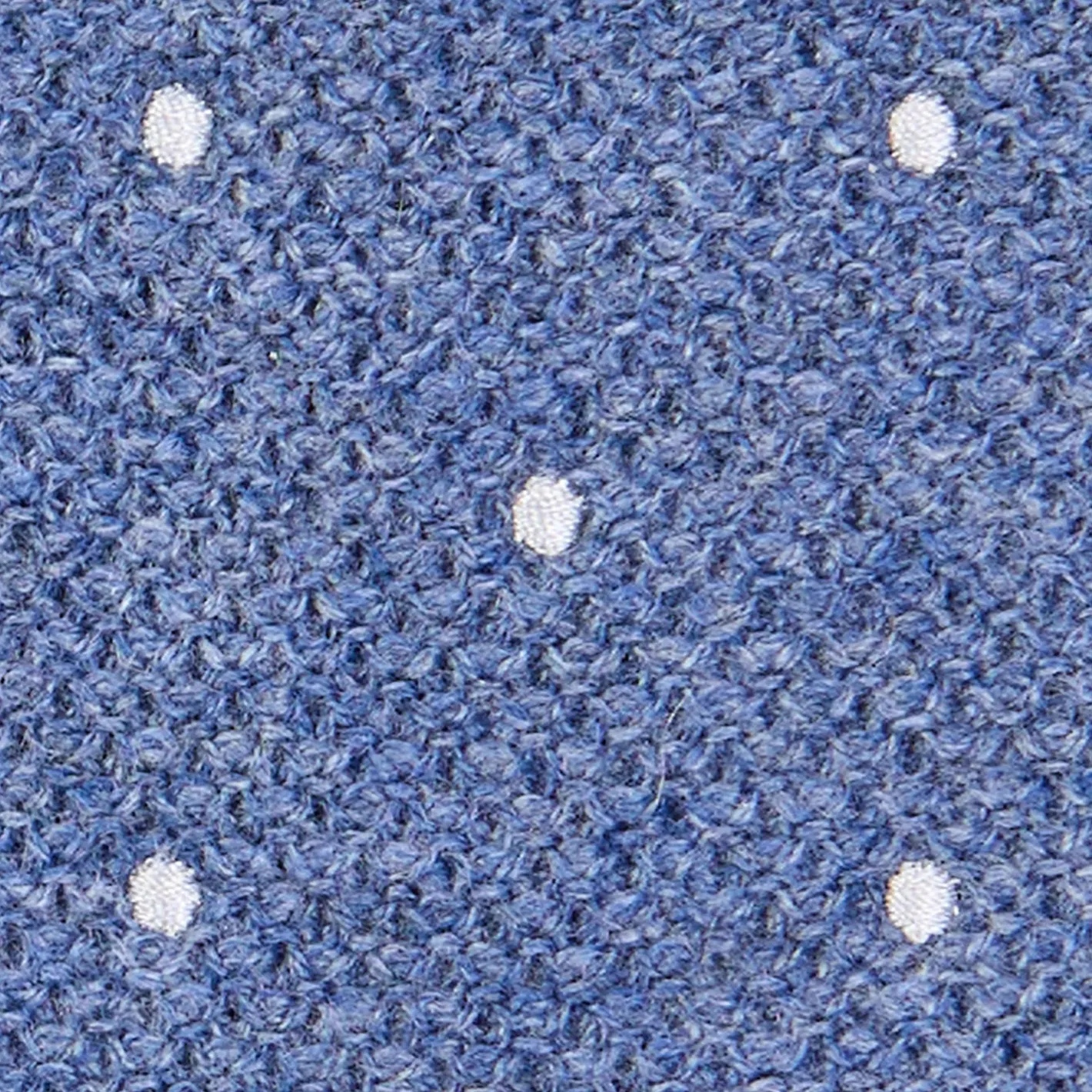 E.Marinella CRAVATTA TRICOT IN CASHMERE AZZURRO POLVERE Pois azzurro Best