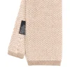 E.Marinella CRAVATTA TRICOT IN CASHMERE BEIGE Tinta unita New