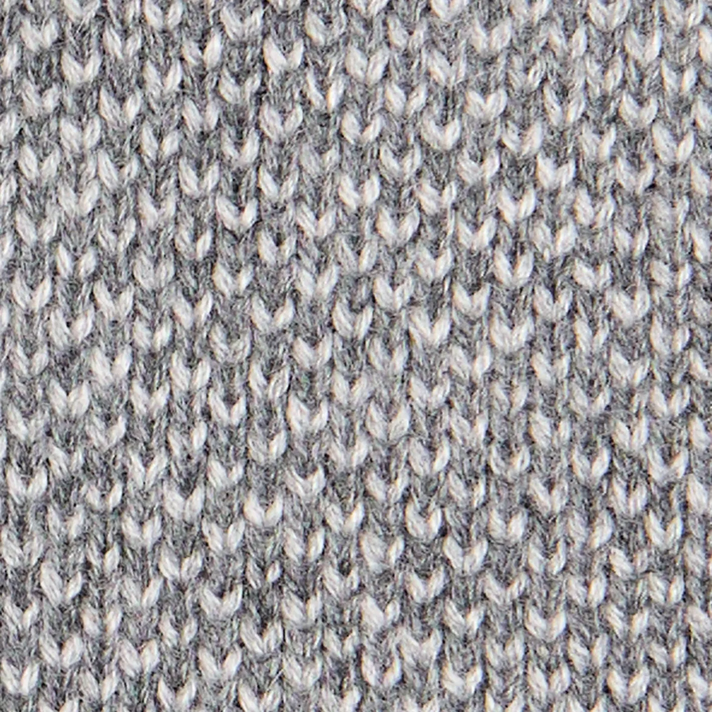 E.Marinella CRAVATTA TRICOT IN CASHMERE GRIGIO CHIARO Tinta unita Hot