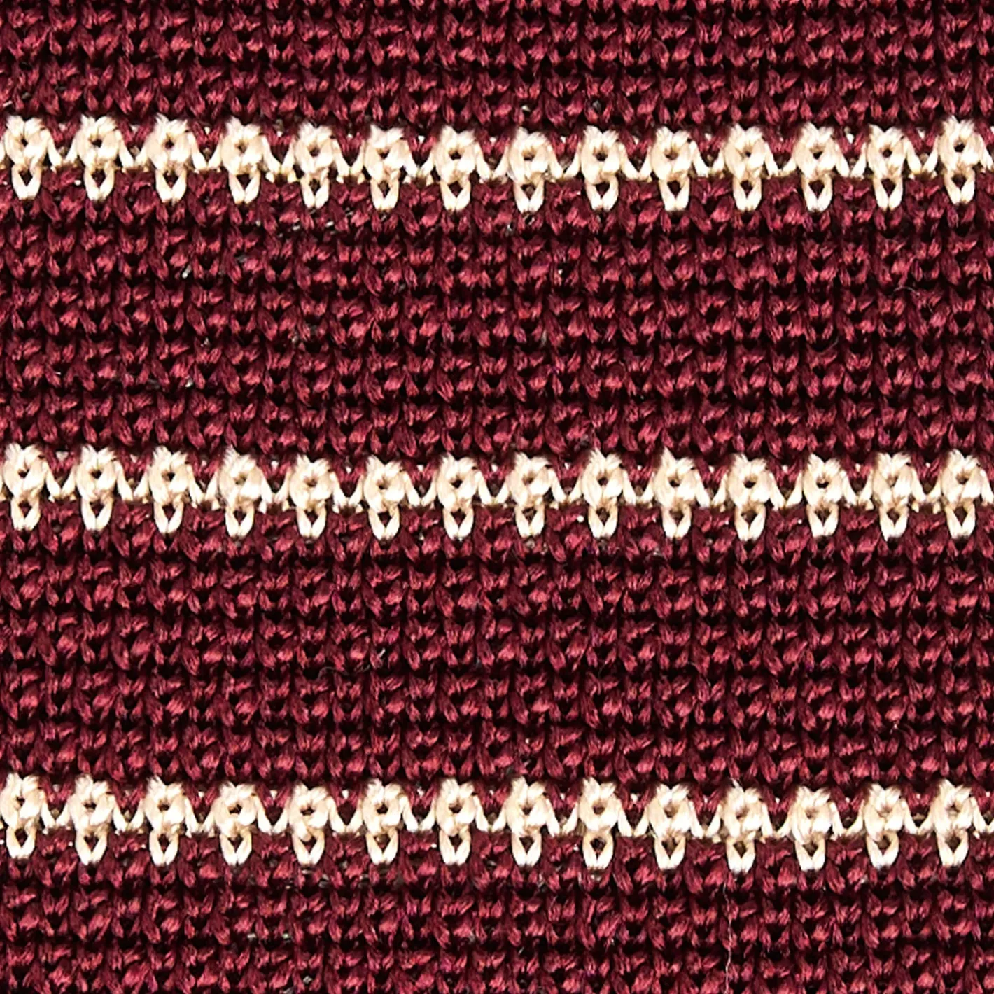 E.Marinella CRAVATTA TRICOT IN SETA BORDEAUX Rigata Best
