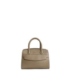 E.Marinella DAY BAG MINI TORTORA In pelle martellata