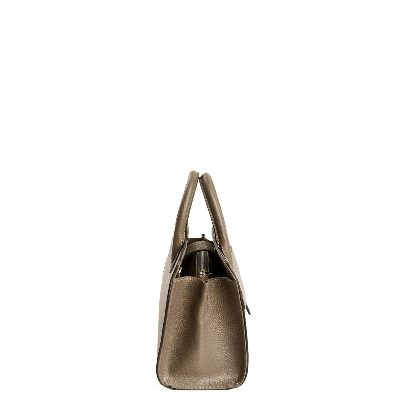 E.Marinella DAY BAG MINI TORTORA In pelle martellata