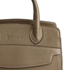 E.Marinella DAY BAG MINI TORTORA In pelle martellata