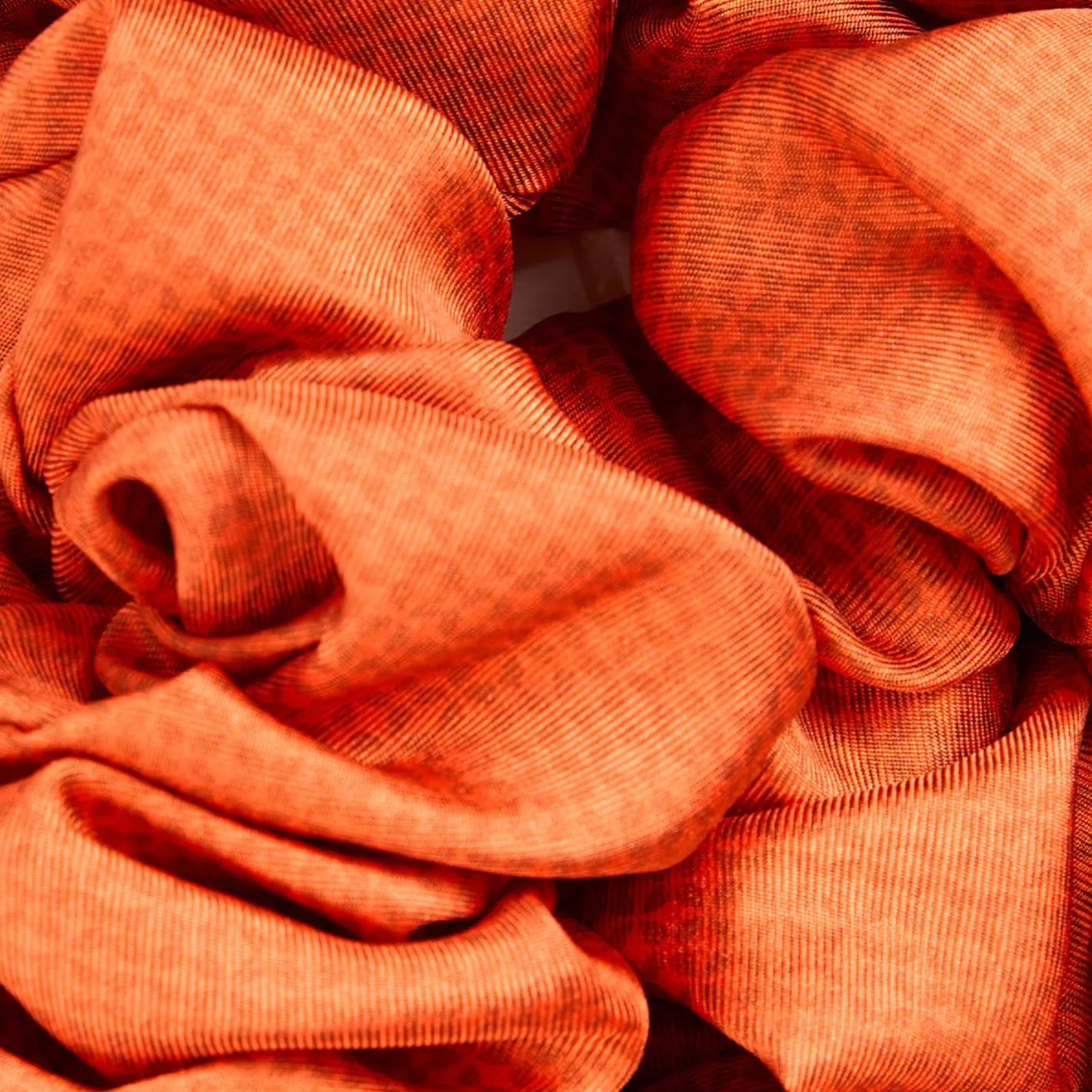 E.Marinella ELASTICO PER CAPELLI IN SETA ARANCIONE Archivio inspiration 1961 Hot