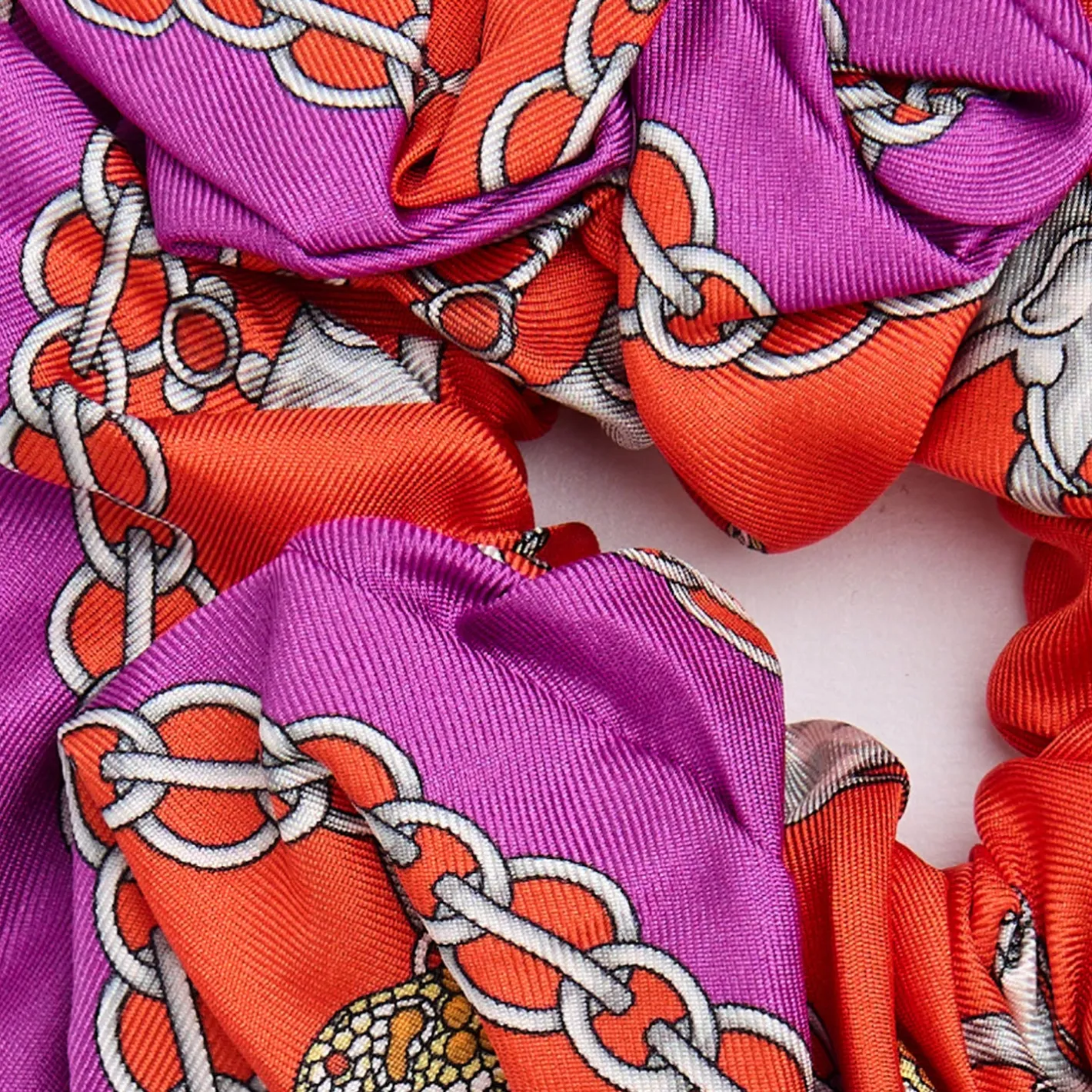 E.Marinella ELASTICO PER CAPELLI IN SETA FUCSIA Lucky elephant Clearance