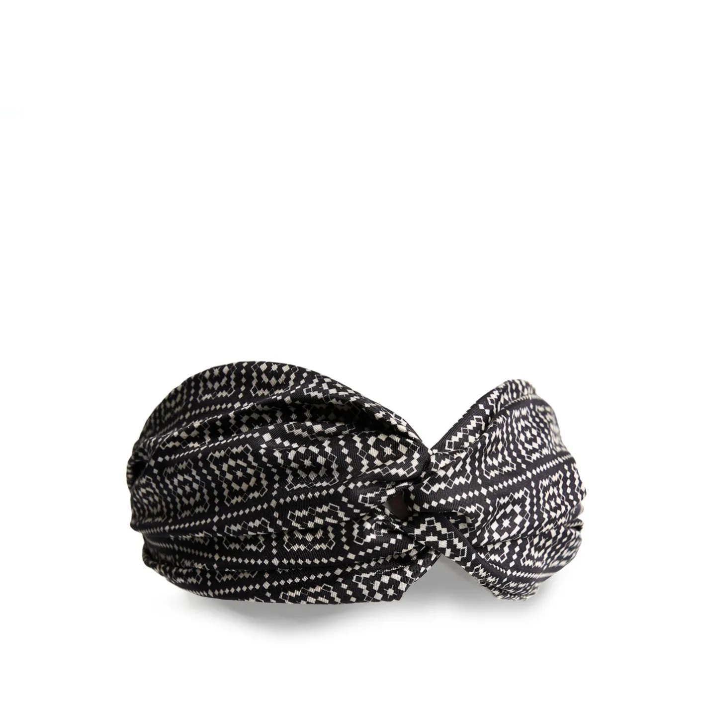 E.Marinella FASCIA TWIST NERO Fantasia archivio Hot