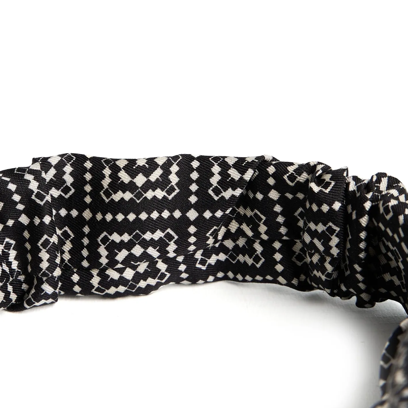 E.Marinella FASCIA TWIST NERO Fantasia archivio Hot