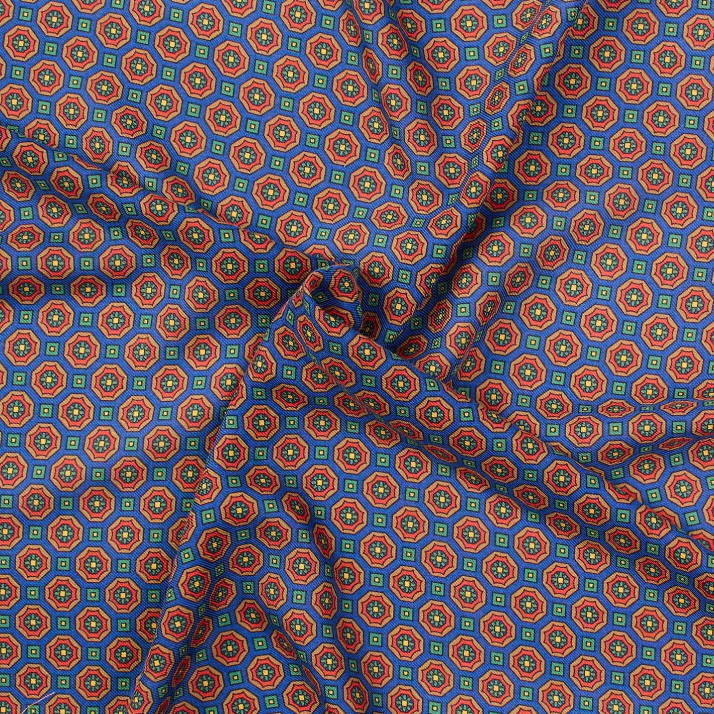 E.Marinella FOULARD IN LANA, CASHMERE E SETA 65 BLUArchivio inspiration 1939 Clearance