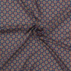 E.Marinella FOULARD IN LANA, CASHMERE E SETA 65 BLU SCURO Archivio inspiration 1939 Sale