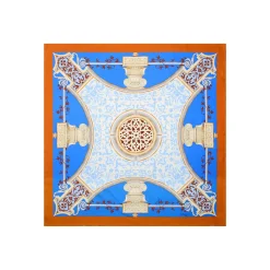 E.Marinella FOULARD IN SETA 90 ARANCIONE Divinita’ New