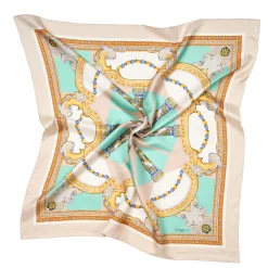 E.Marinella FOULARD IN SETA 90 BEIGE Il chiostro di santa chiara Clearance