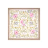 E.Marinella FOULARD IN SETA 90 BEIGE La rosa canina