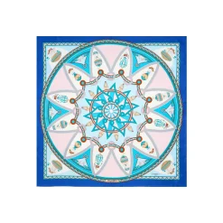 E.Marinella FOULARD IN SETA 90 BLU Le mongolfiere Clearance