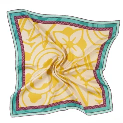 E.Marinella FOULARD IN SETA 90 GIALLO Archivio ispiration 1961 Best