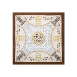 E.Marinella FOULARD IN SETA 90 MARRONE CHIARO Divinita’ Hot