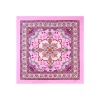 E.Marinella FOULARD IN SETA 90 ROSA Mediterranean vibes Outlet