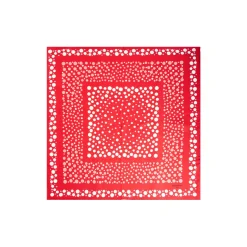 E.Marinella FOULARD IN SETA 65 ROSSO Eleganza a pois Sale
