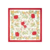 E.Marinella FOULARD IN SETA 90 ROSSO La rosa canina Best