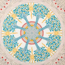 E.Marinella FOULARD IN SETA 90 ROSSO Mosaico Outlet