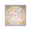 E.Marinella FOULARD IN SETA 90 VIOLA E TORTORA La ruota delle stagioni Sale