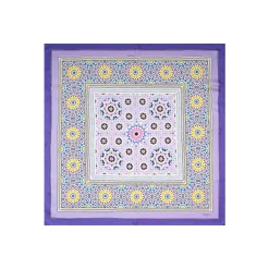 E.Marinella FOULARD IN SETA 90 VIOLA Mosaico New